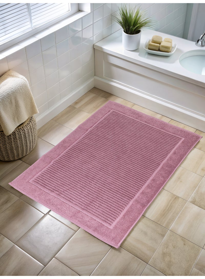 Bella BathMat by Teko Tex, Size 50×80 cm, cashmere Color, Made of 100% Cotton